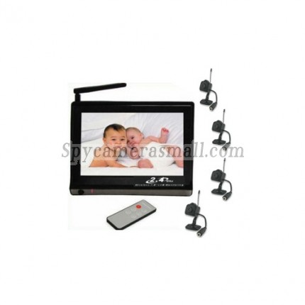 Nanny Camera - 7 Inch Baby Monitor + 2.4GHz, 4 Channel, 1/3" CMOS