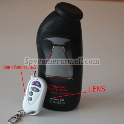 Shower gel Spy Camera 1080P 32GB Men's Shower Gel Camera with Motion Detection Remote Control