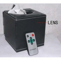 64 Hours Working Motion detection CMOS HR DVR Tissue Box Covert Camera AV OUT 32GB 1280X720 LCD Display