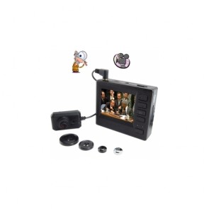 hidden Spy Button Cam DVR - High Definition Mini Pinhole Spy Camcorder Pocket DVR
